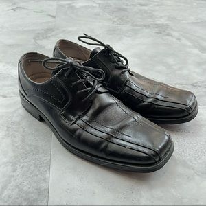 Stacy Adams Size 9.5 Black Leather Dress Shoes‎